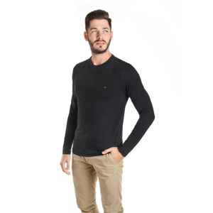 Tommy Hilfiger pánské černé tričko Sleeve - XL (83)